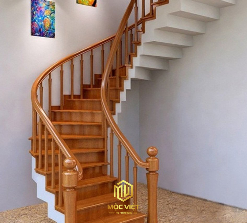 Cầu thang gỗ CT004